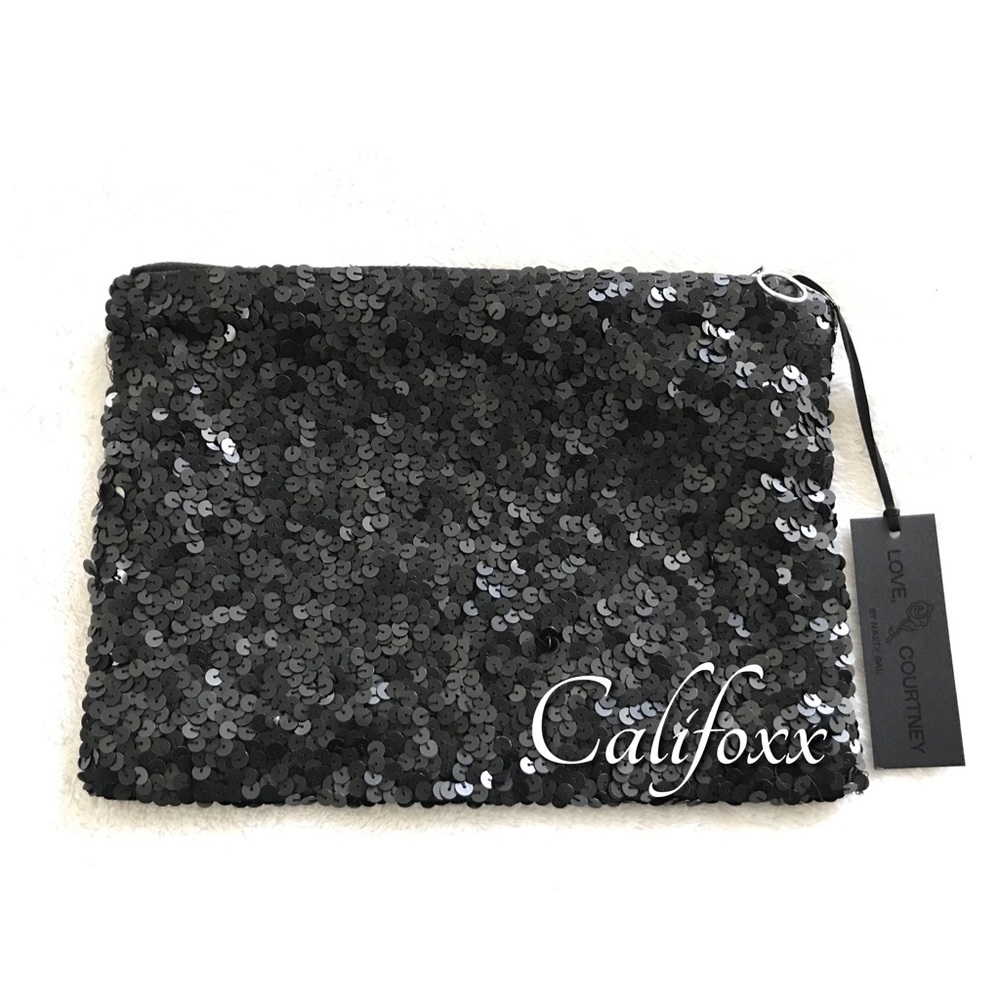 Courtney Love X Nasty Gal Sequin Clutch - Picture 4 of 5